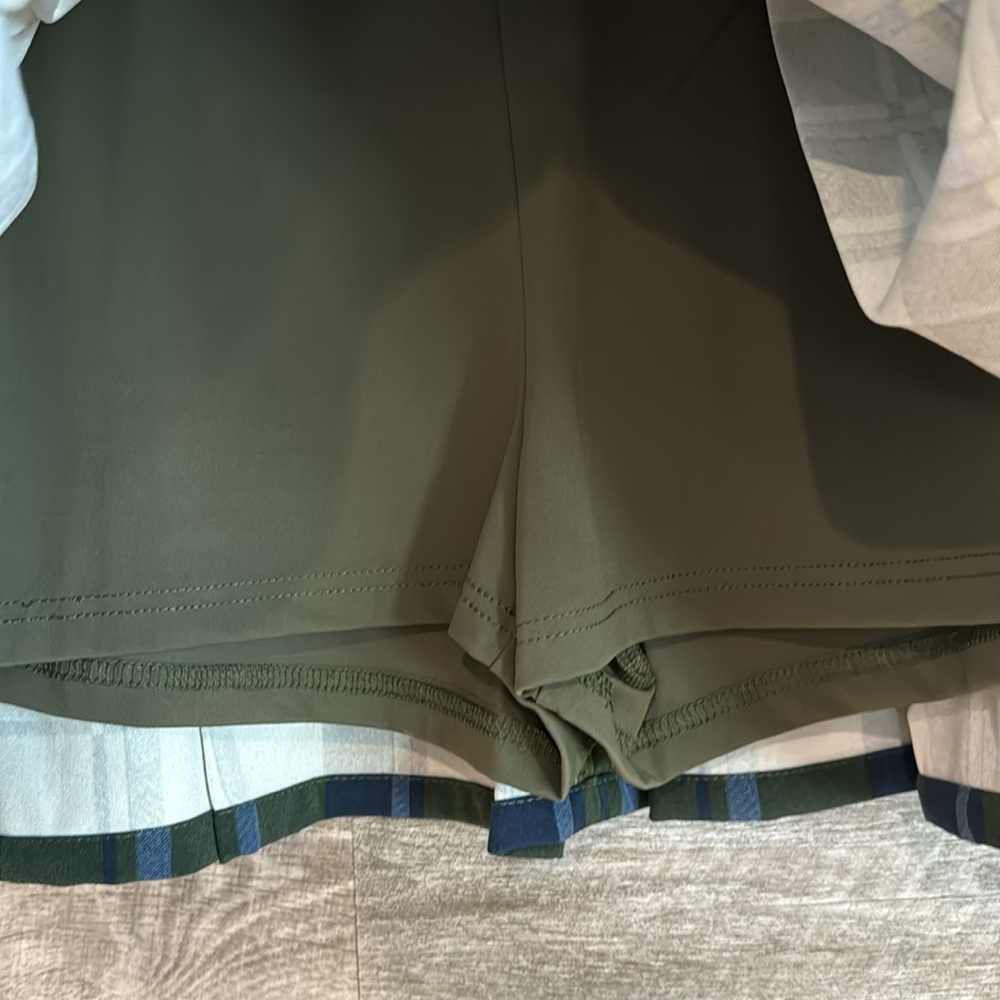 WeWoreWhat NWT Classic Plaid Tennis Skirt(Skort) with underneath Shorts. - Picture 3 of 8